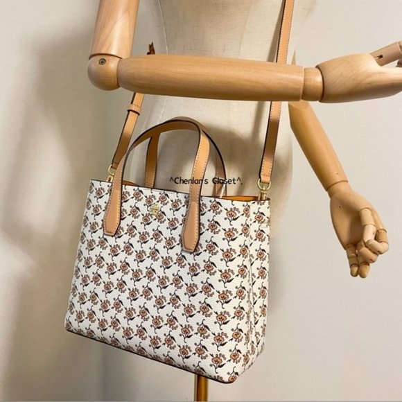 🔥NeW! Tory Burch Blake Small Print Tote - Picture 5 of 13